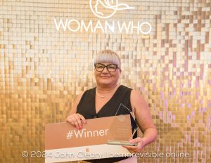 Clare Randall wins Woman Who Achieves Awards 2024